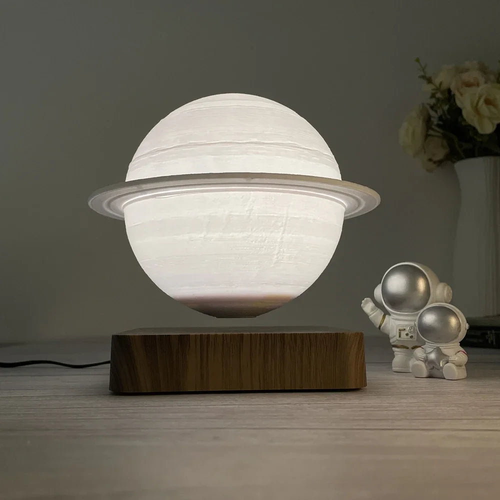 HCNT Levitating Saturn Lamp 3D Printing Floating Moon Lamp Night Lamp Personalized Gifts Factory Price