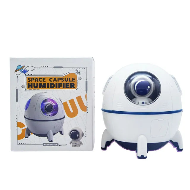 New Astronaut Air Humidifier 220Ml with Night Light 1200Mah Battery Rechargeable Home Aroma Oil Diffuser Gift for Kids